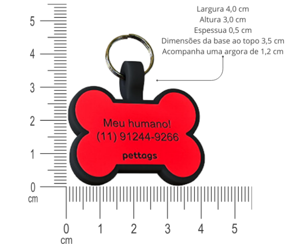 Tag Osso Vermelho - Image 5